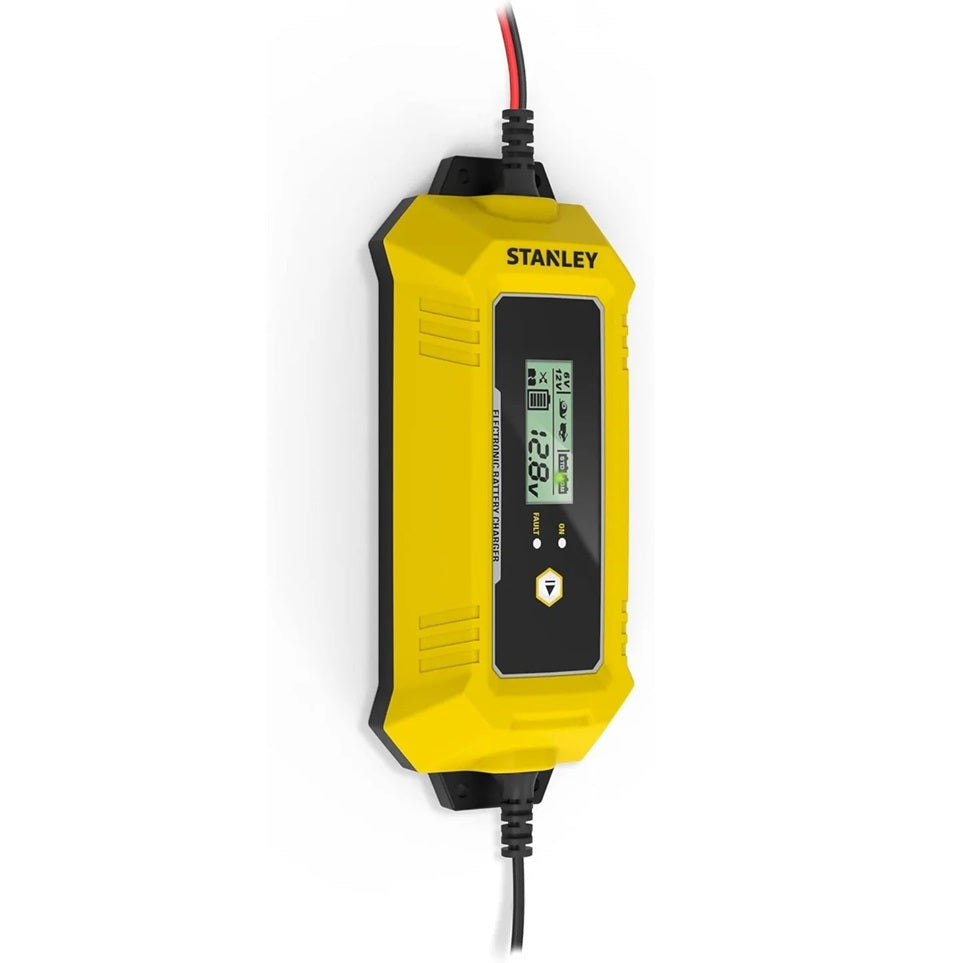 STANLEY SXAE00025GB Smart Battery Charger 6-12V, 4 Amp