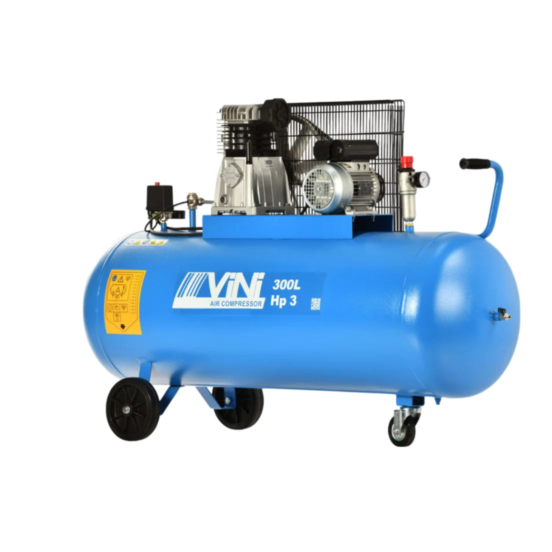 Air Compressor 300Ltr 4hp 3ph 11Bar 553L/Min -300/A49B/4HP/3