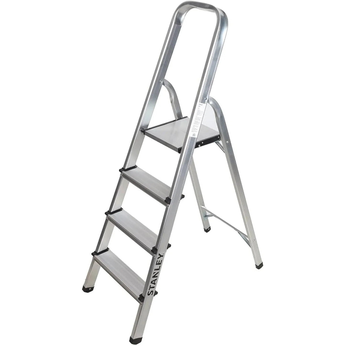 STANLEY SXLDAL-004 4-step aluminium ladder, 150kg capacity, EN131 certified – UAE