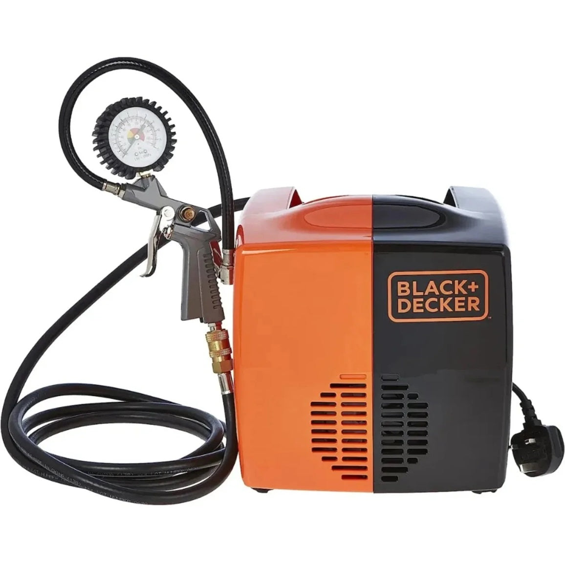 BLACK+DECKER BD195/CUB0-8B Air Compressor Oil-less 1.5HP 1Ph 8Bar 180L/Min + Kit