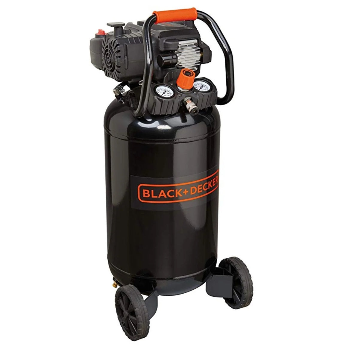 BLACK+DECKER BD227/50V-NK Air Compressor Oil-less 50Ltr 2HP 1Ph 10Bar 222L/Min