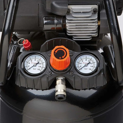 BLACK+DECKER BD227/50V-NK Air Compressor Oil-less 50Ltr 2HP 1Ph 10Bar 222L/Min