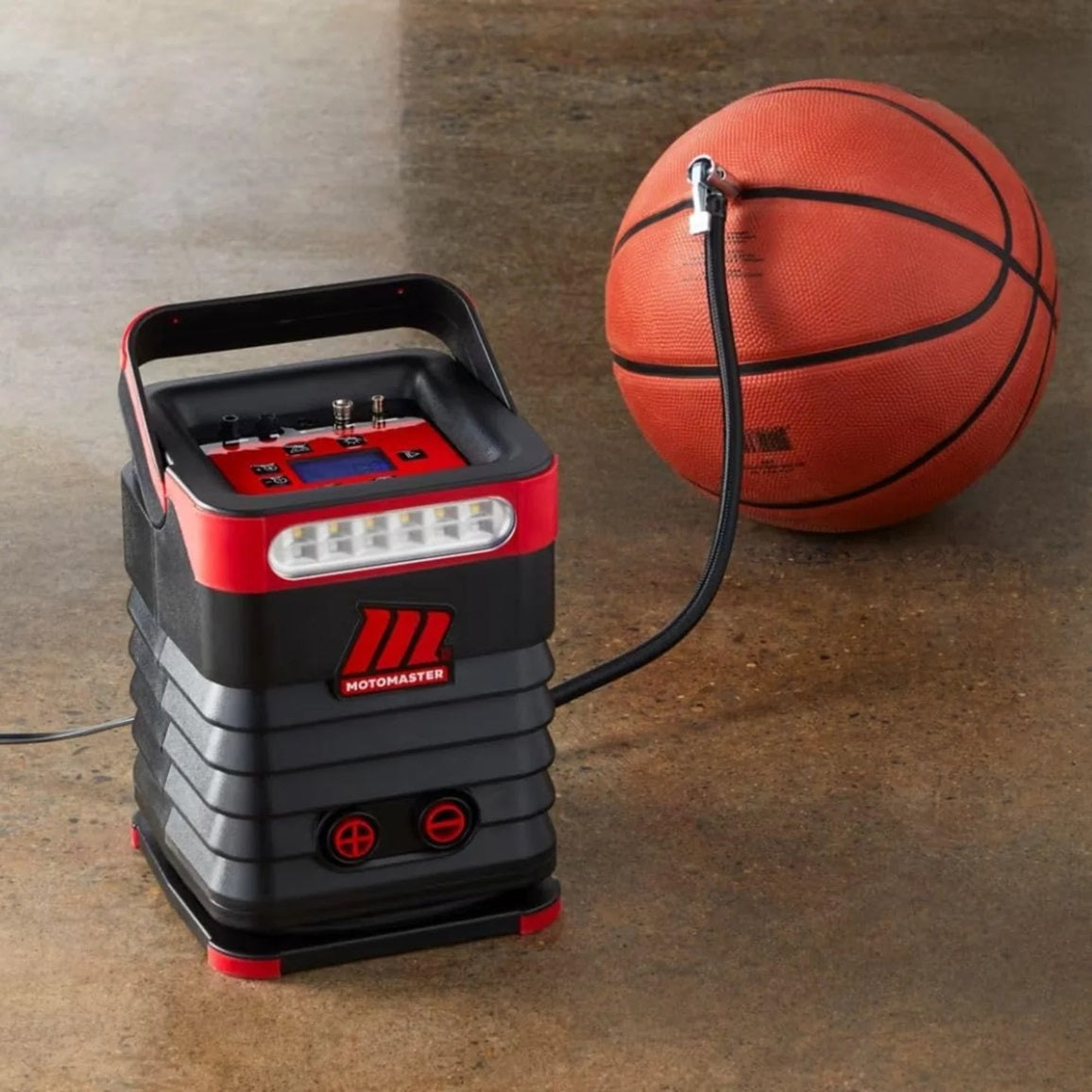 MOTOMASTER CTI0095205 Hi-Flow Digital Tire Inflator 12V, 120 PSI