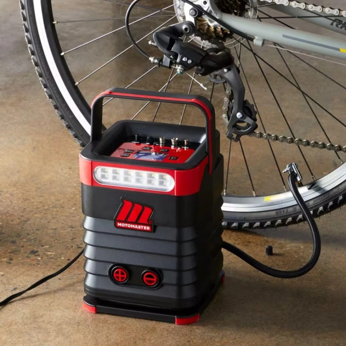 MOTOMASTER CTI0095205 Hi-Flow Digital Tire Inflator 12V, 120 PSI