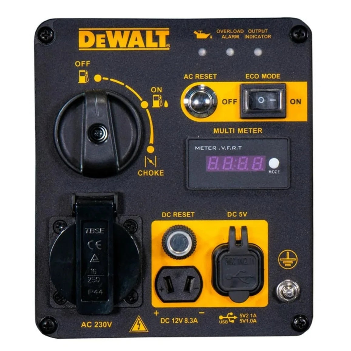 DEWALT DXGNI20E Generator Petrol (Inverter) Silent Recoil Start 2.0 kW