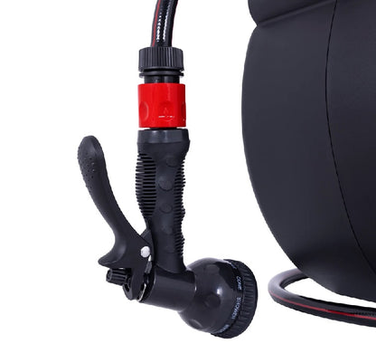 Ecomax  EMHR053006 1/2" Water Hose Reel 8 Bar 30 Mtr  Retractable Incl. 1xSpray Gun, 1xTap Adapter