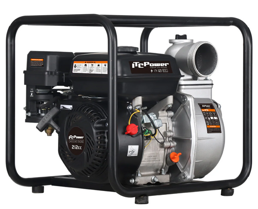 ITC GP50 Power Petrol Water Pump 2" 6.5HP 500l/min