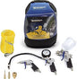 MICHELIN KIT 7 Air Tools Kit 7 Pcs with Carry Bag (Air Gun, Inflating Gun, Spray Gun, 3m Spiral Hose, 3 x Nozzels)