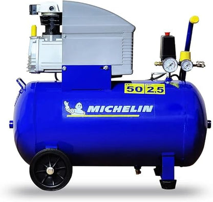 MICHELIN MB5025 Air Compressor 50L 2.5HP 1Ph 10 Bar 240 L/M