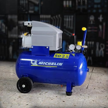 MICHELIN MB5025 Air Compressor 50L 2.5HP 1Ph 10 Bar 240 L/M