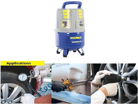 MICHELIN MVX24 Air Compressor Vertical Oil Free 24L 1.5HP 1Ph 8 Bar 160L/M