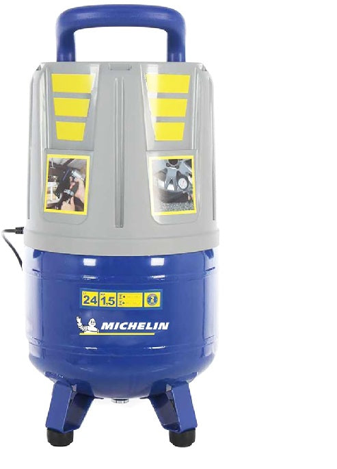 MICHELIN MVX24 Air Compressor Vertical Oil Free 24L 1.5HP 1Ph 8 Bar 160L/M