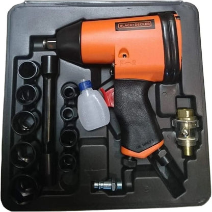 BLACK+DECKER NUA-160158XBND Impact Wrench Kit 1/2″