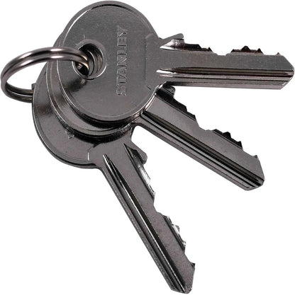 Stanley SAL-S742-028 Padlock Brass 20mm Standard Shackle with 3 Keys