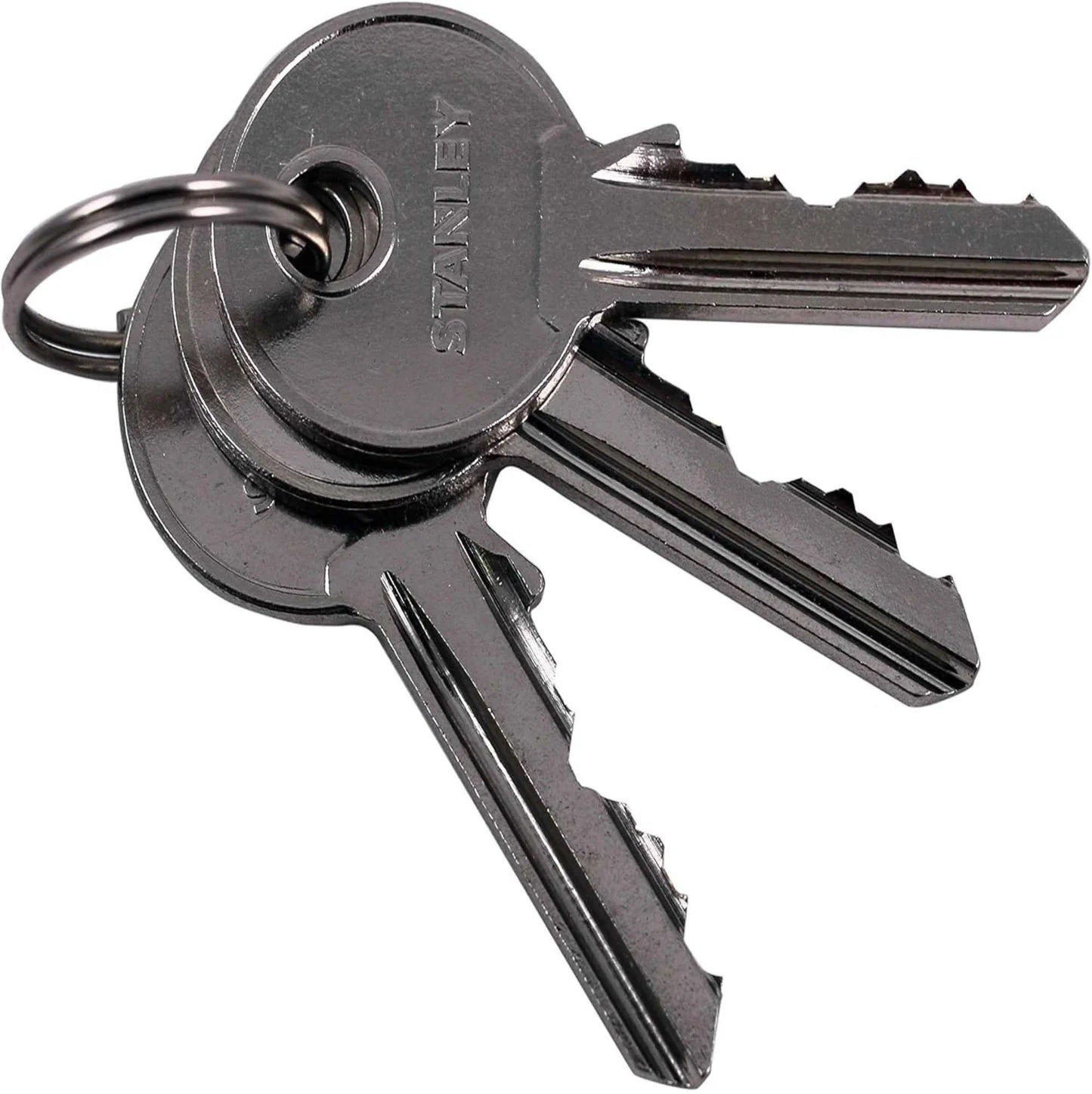 Stanley  SAL-S742-030 Padlock Brass 30mm Standard Shackle with 3 Keys