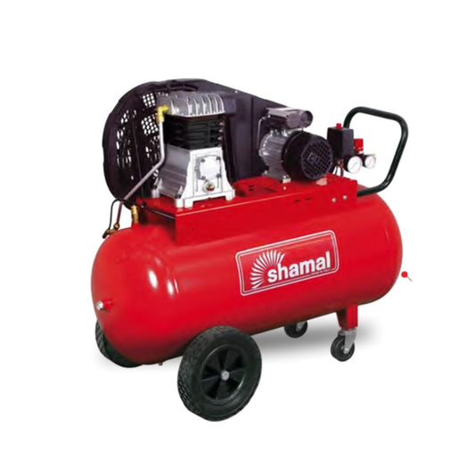 SHAMAL SB28/150CM2 piston air compressor 150L 2HP 1PH 10Bar 9CFM – Delta Industrial Tools UAE