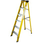 STANLEY5-StepFiberglassLadderwithToolTray