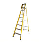STANLEY 8-Step Fiberglass Ladder with Tool Tray -SXLDFG-008