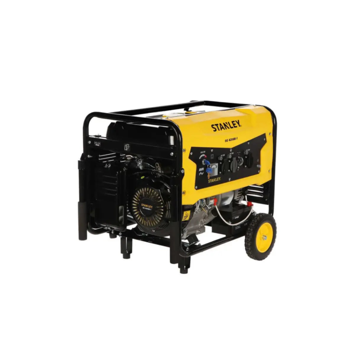 STANLEY Petrol Generator 4.0 KW Rated Power, Electric Start, AVR, 25L Fuel Tank - SG4200B-1