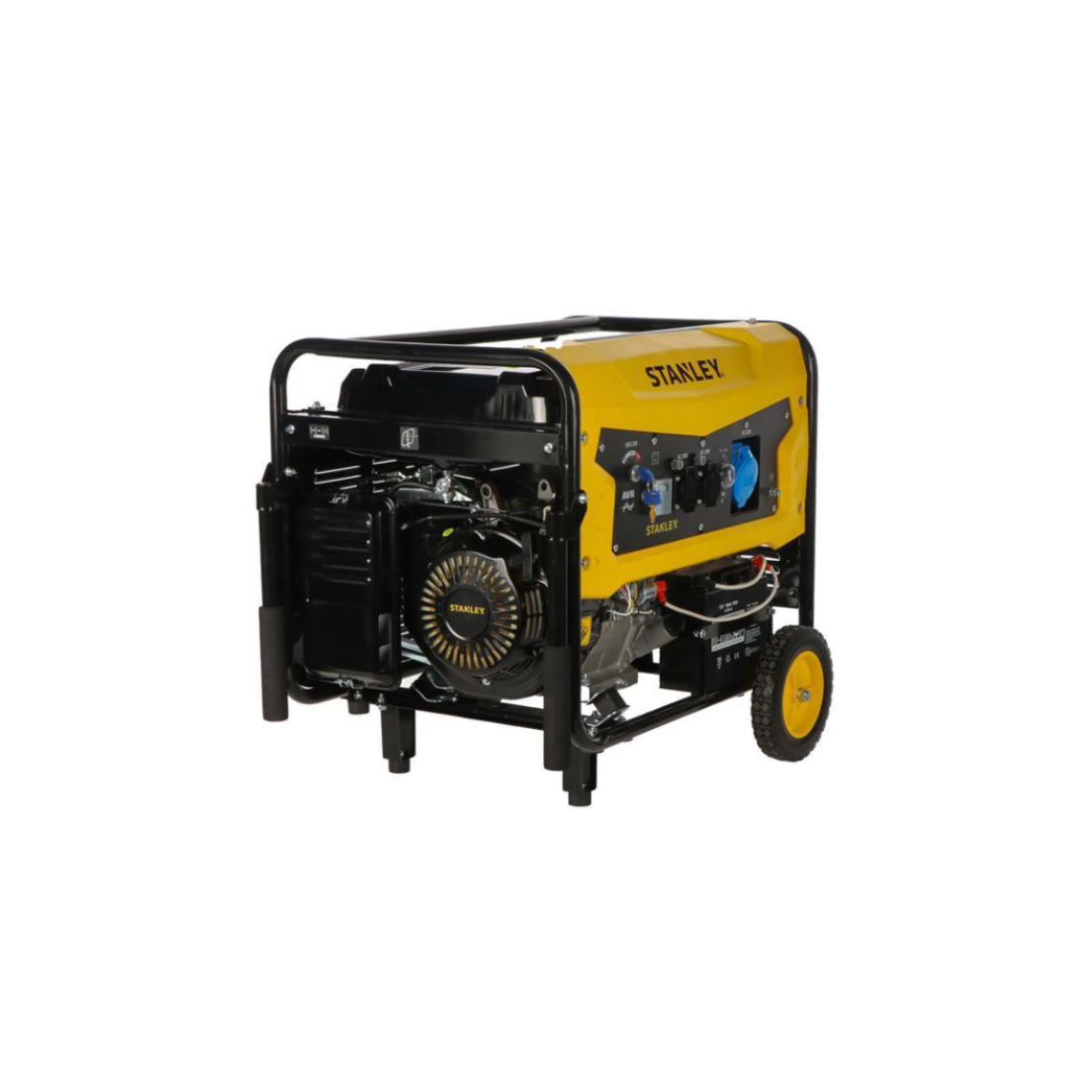 STANLEY SG6500B-1 Petrol Generator 6.0KW Electric Start with AVR and 25L Fuel Tank - Delta Industrial Tools UAE