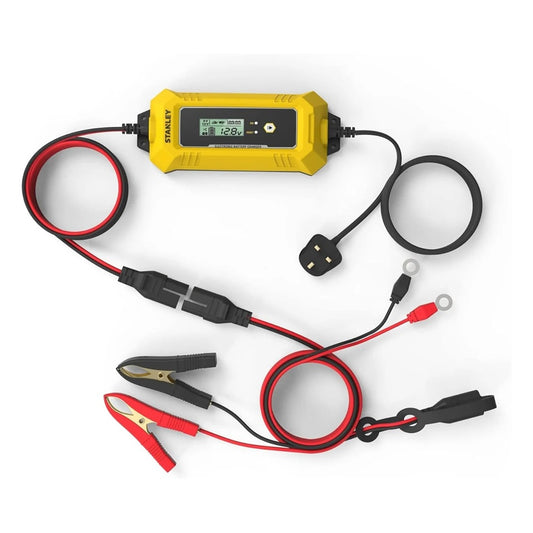 STANLEY SXAE00025GB Smart Battery Charger 6-12V, 4 Amp