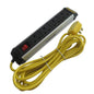 STANLEY SXECFE2BBFE Power Bar 4 Sockets 3m PVC Cable