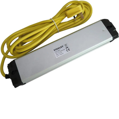 STANLEY SXECFE2BBFE Power Bar 4 Sockets 3m PVC Cable