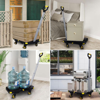 STNALEY SXWT-PC532B Platform Trolley Foldable with Basket 137Kg