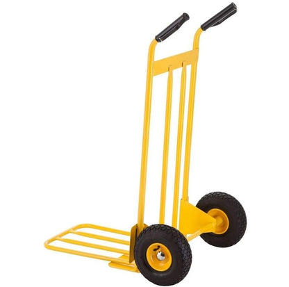 STANLEY SXWTC-HT535 Hand Truck Steel Extended Foot Plate, Pneumatic Wheels, Foldable 200Kg