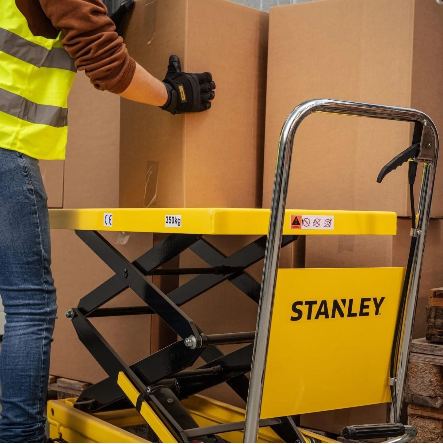 STANLEY SXWTI-CTABL-XX350 Table Lifter Trolley 350 Kg