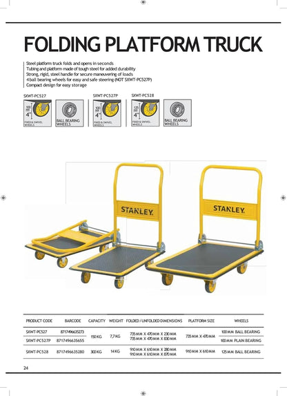 STANLEY  Platform Trolley 150KG -SXWTD-PC527