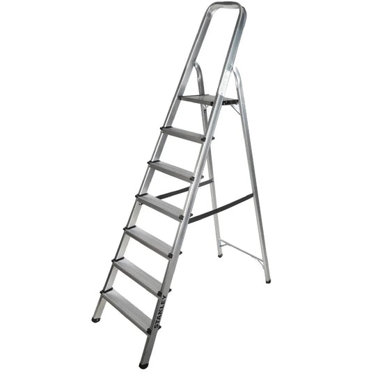 STANLEY SXLDAL-007 7-step aluminium ladder, 150kg capacity, EN131 certified – UAE