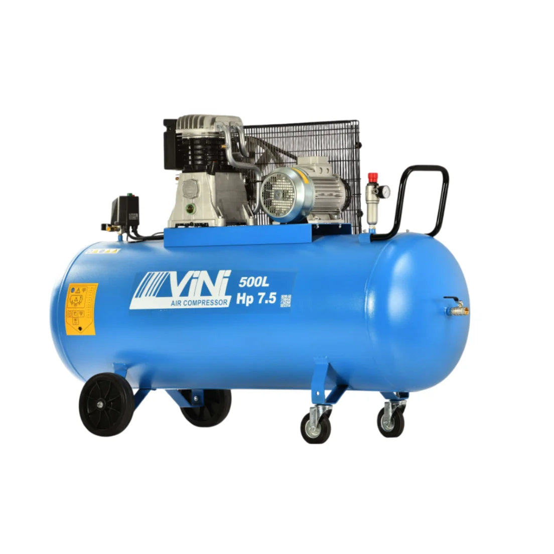 VINI 500Ltr 7.5HP 3-phase air compressor 11 Bar 827L/Min - UAE